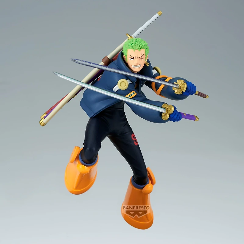 Banpresto One Piece Battle Record Collection Roronoa Zoro 6.3-in Statue