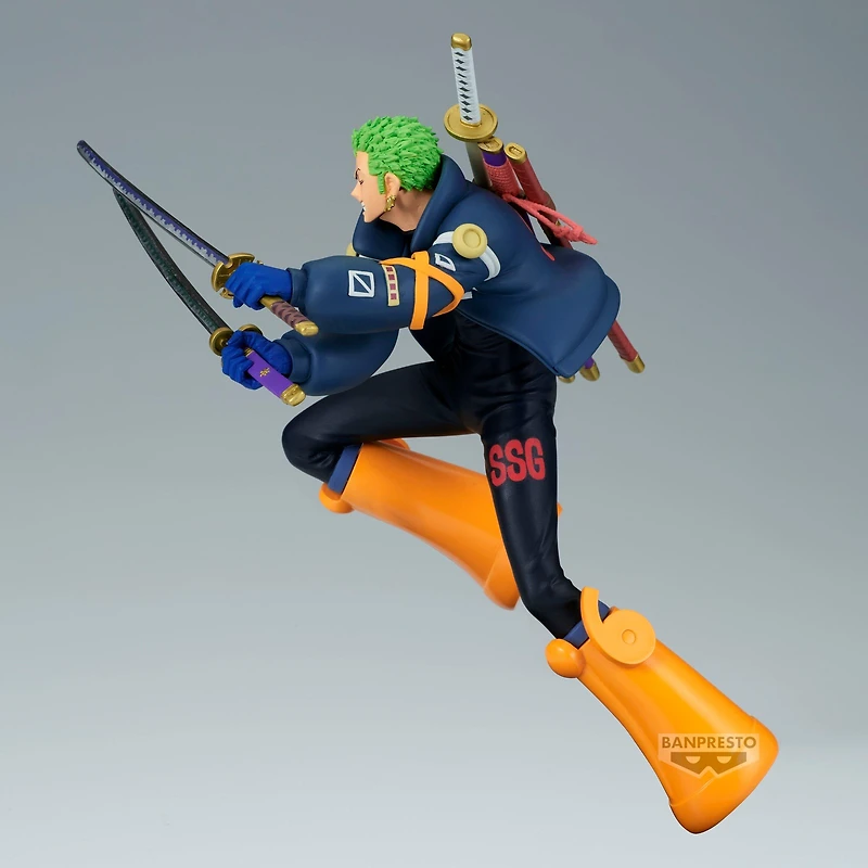 Banpresto One Piece Battle Record Collection Roronoa Zoro 6.3-in Statue