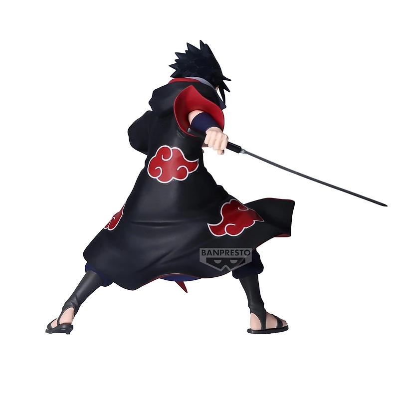 Banpresto Naruto Shippuden Vibration Stars Sasuke Uchiha 5.9-in Statue