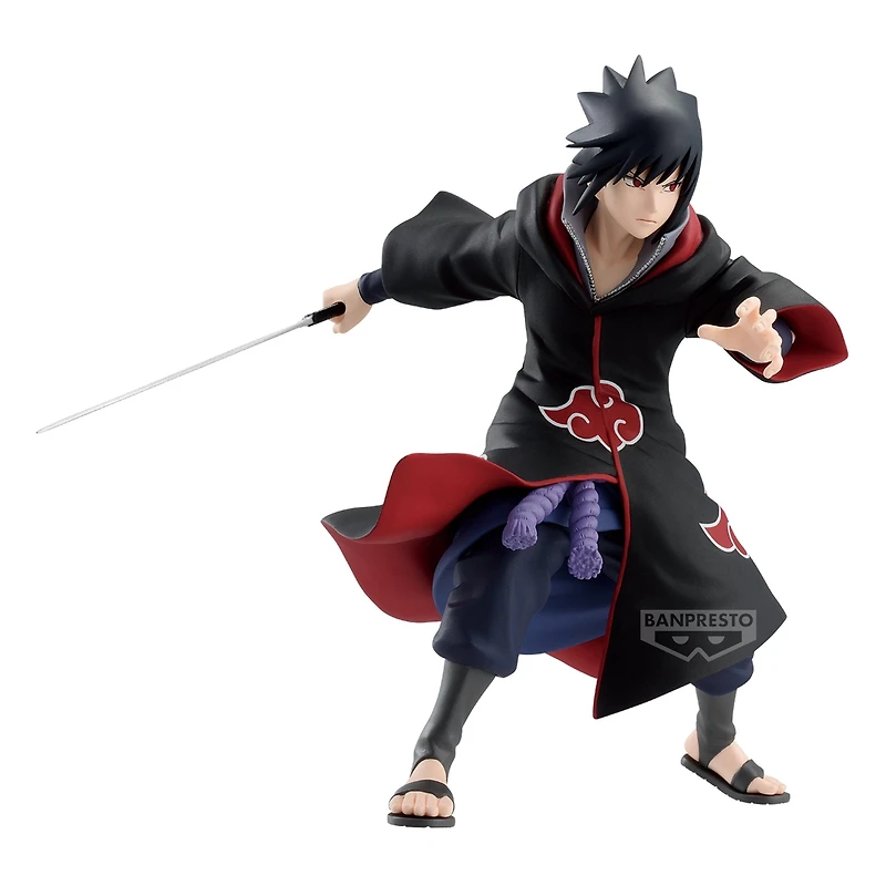 Banpresto Naruto Shippuden Vibration Stars Sasuke Uchiha 5.9-in Statue