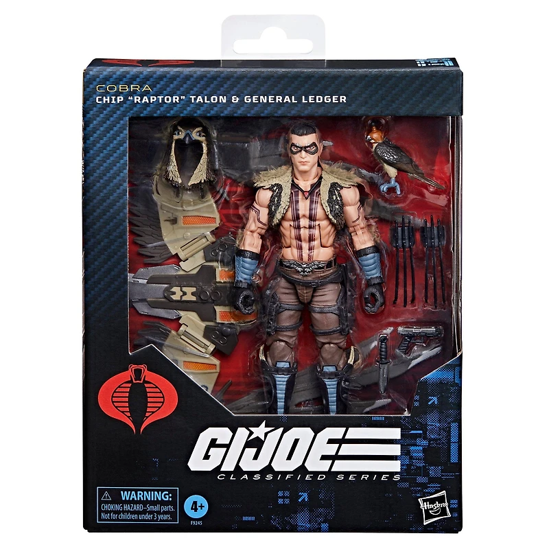 Hasbro G.I. Joe Classified Series Chip "Raptor" Talon and General Ledger 6-in Action Figure Set