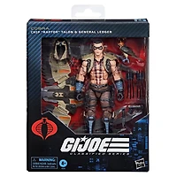 Hasbro G.I. Joe Classified Series Chip "Raptor" Talon and General Ledger 6-in Action Figure Set