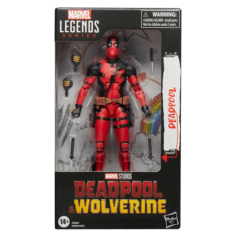 Hasbro Marvel Legends Deadpool and Wolverine Deadpool 6-in Action Figure