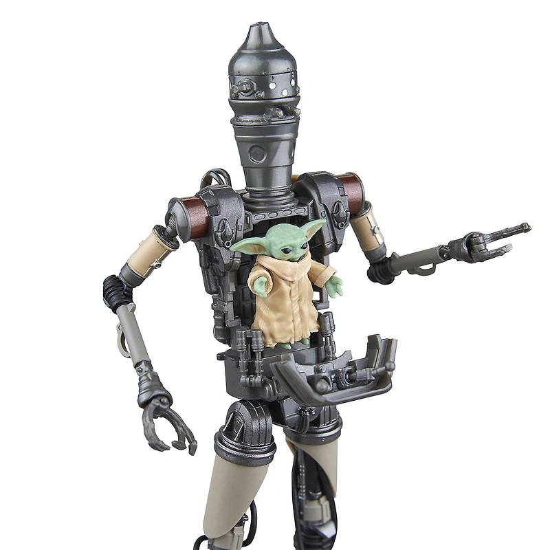 Hasbro Star Wars The Black Series: Star Wars: The Mandalorian Ig-12 and Grogu 6-in Action Figure