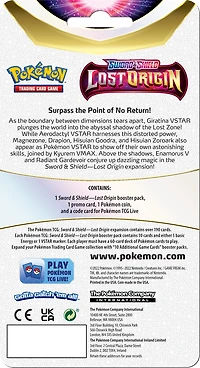 Pokemon Trading Card Game: Lost Origin Premium Checklane Booster Pack (Tin May Vary