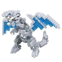 Nanoblock Character Collection Series Yu-Gi-Oh! Duel Monsters Blue-Eyes White Dragon 4.17-in Figure
