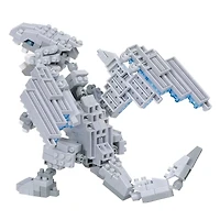 Nanoblock Character Collection Series Yu-Gi-Oh! Duel Monsters Blue-Eyes White Dragon 4.17-in Figure