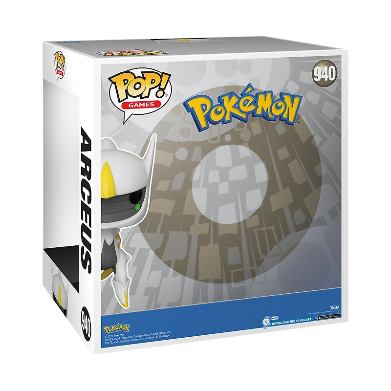 Funko POP! Jumbo: Pokemon Arceus 10-in Vinyl Figure 2024 San Diego Comic Con Exclusive