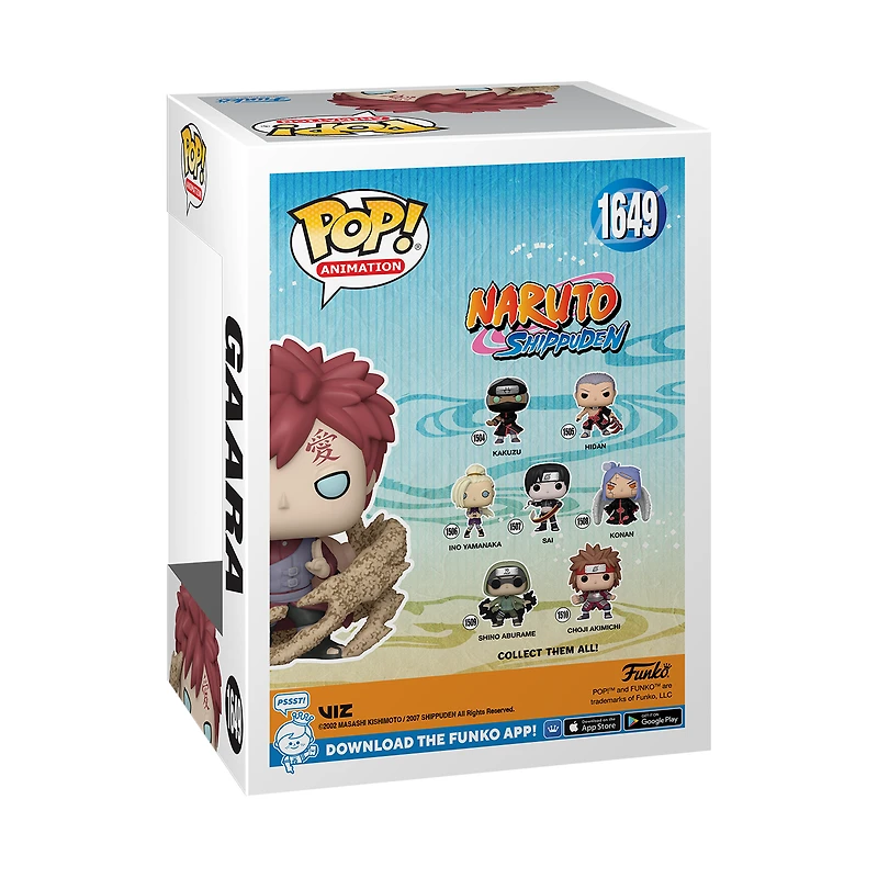Funko POP! Animation: Naruto Shippuden Gaara 4.55-in Vinyl Figure 2024 San Diego Comic Con Exclusive