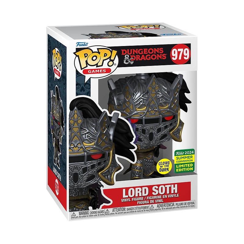 Funko POP! Dungeons and Dragons Lord Soth 4.5-in Vinyl Figure 2024 San Diego Comic Con Exclusive