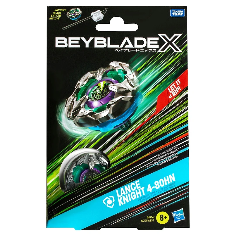 Hasbro Beyblade X Lance Knight 4-80HN Starter Pack Set