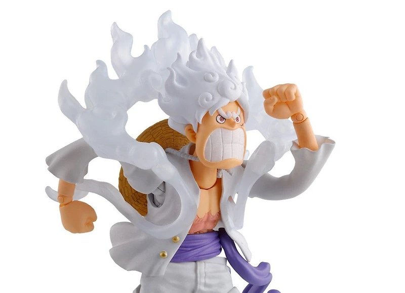 Bandai S.H. Figuarts Tamashii Nations One Piece Monkey D. Luffy (Gear 5) 7.1-in Figure