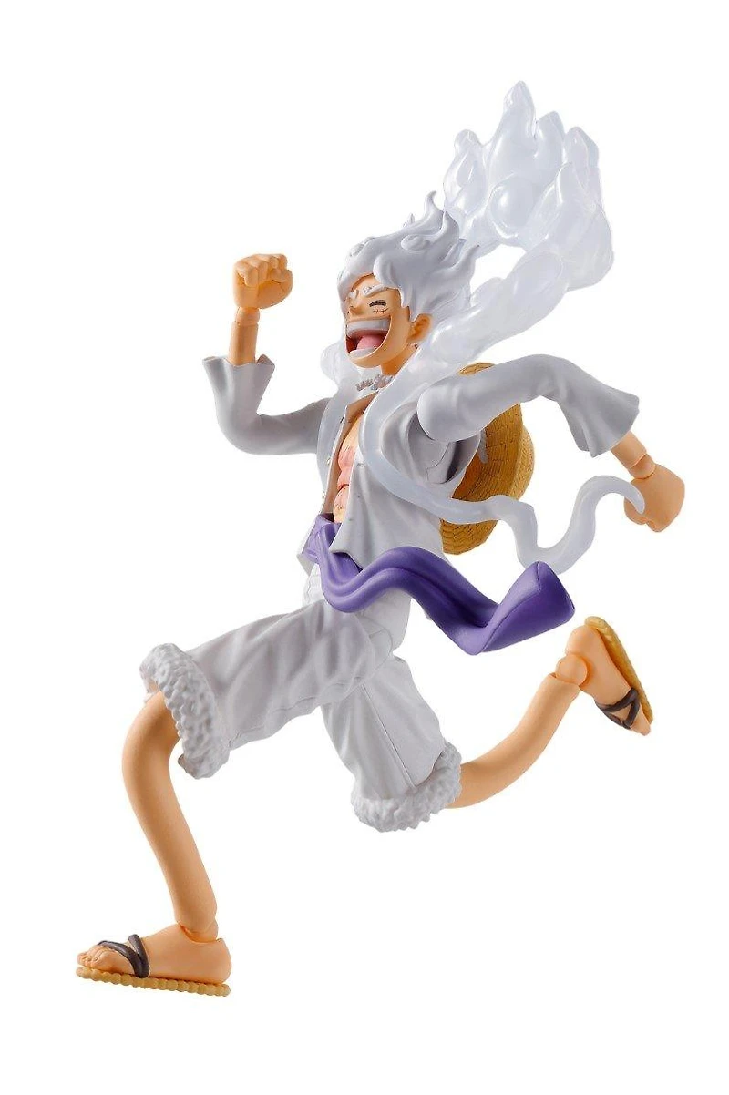 Bandai S.H. Figuarts Tamashii Nations One Piece Monkey D. Luffy (Gear 5) 7.1-in Figure