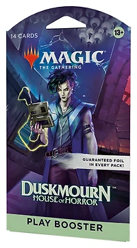 Magic: The Gathering Duskmourn: House of Horror Play Booster (14 Magic Cards