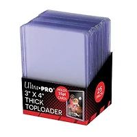 Ultra Pro Toploaders and Soft Sleeves Bundle for Standard Size Cards 25-Count