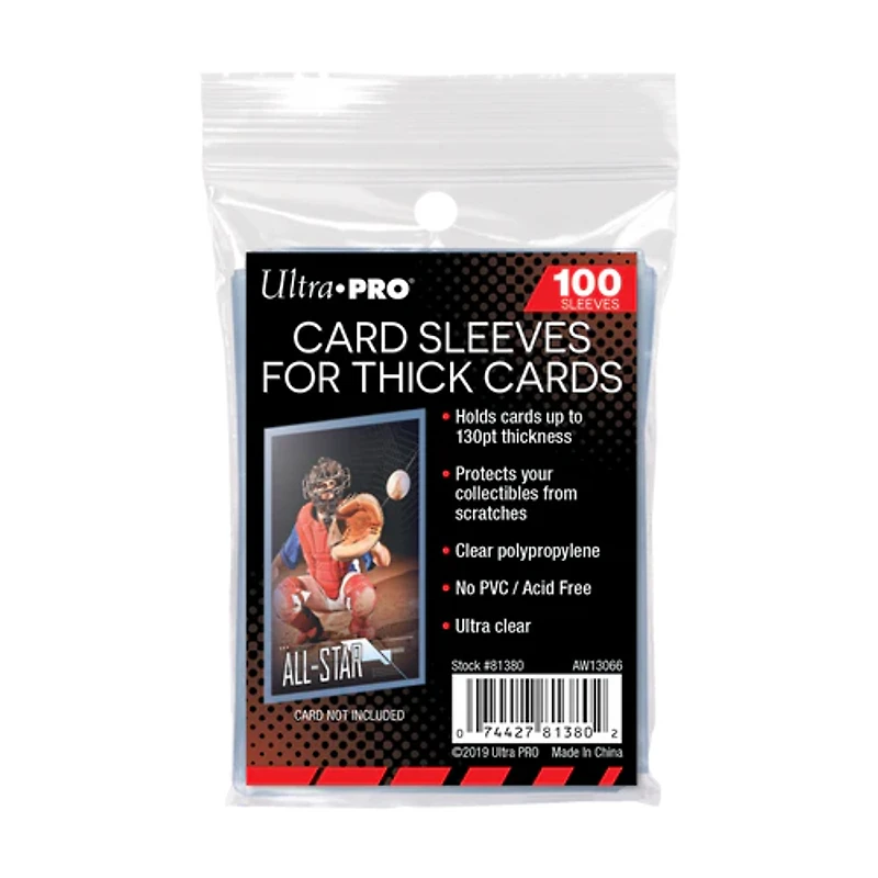 Ultra Pro Toploaders Thick Card Sleeves (130 point) for Standard Size Cards