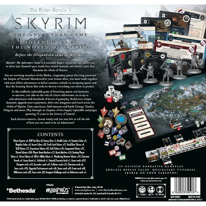 The Elder Scrolls: Skyrim Adventure Board Game
