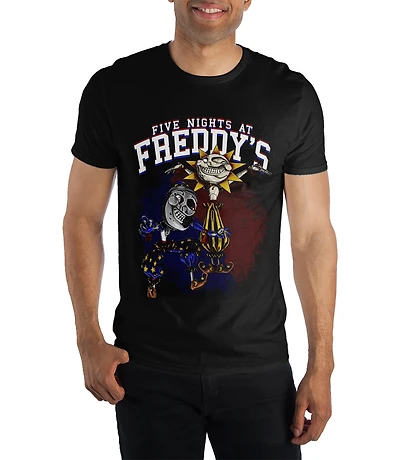 Five Nights at Freddy's: Security Breach Sun and Moon Unisex Graphic T-Shirt GameStop Exclusive