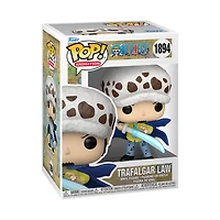 Funko POP! Animation: One Piece Law with Blue Anesthesia 4.4-in Vinyl Figure