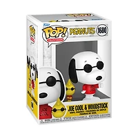 Funko POP! and Buddy: Peanuts Joe Cool (with Woodstock) 3.15-in Vinyl Figure