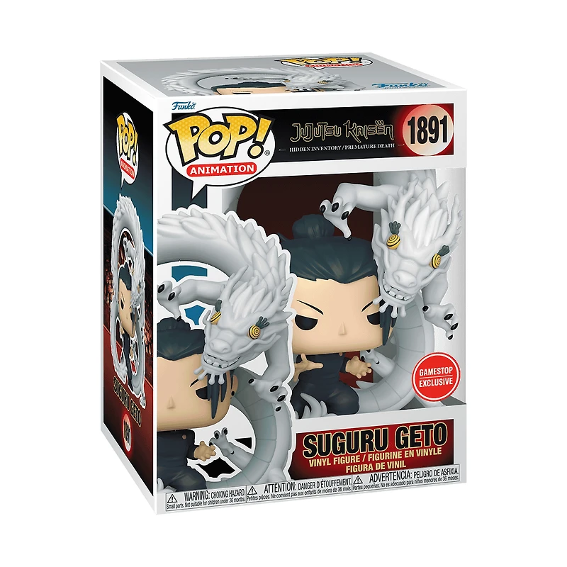 Funko POP! Premium: Jujutsu Kaisen Shibuya Incident Geto Suguru Geto and Cursed Spirit Dragon 6.1-in Vinyl Figure GameStop Exclusive