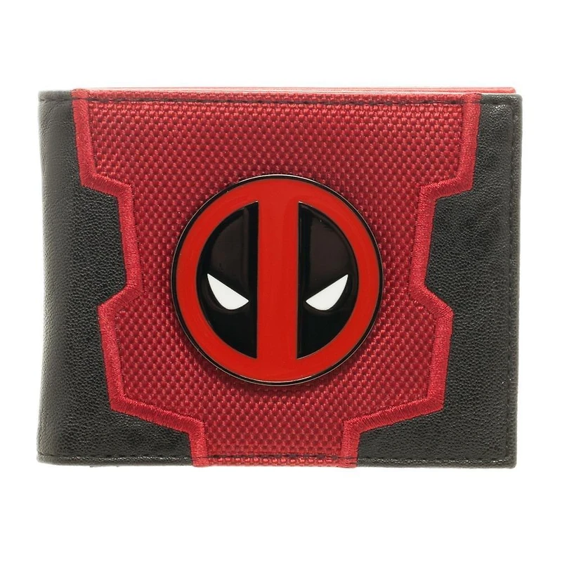 Marvel Deadpool Metal Badge Bifold Wallet