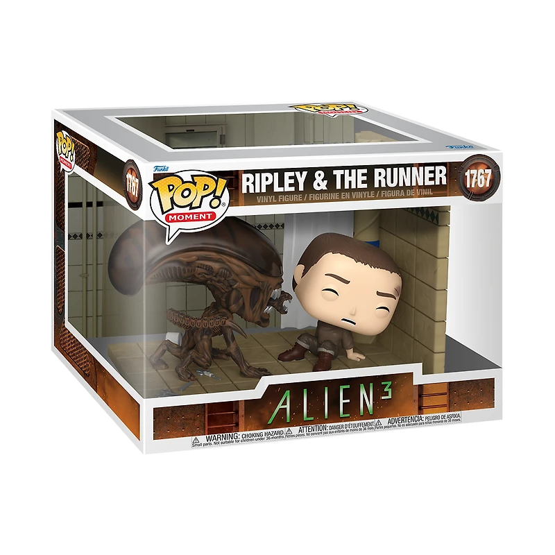 Funko POP! Moment: Alien 3 Ripley and The Runner 5.05-in Vinyl Figure