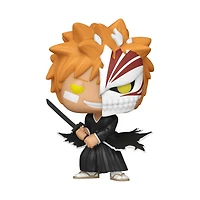 Funko POP! Animation: BLEACH Ichigo Kurosaki Half Face 4.5-in Vinyl Figure GameStop Exclusive