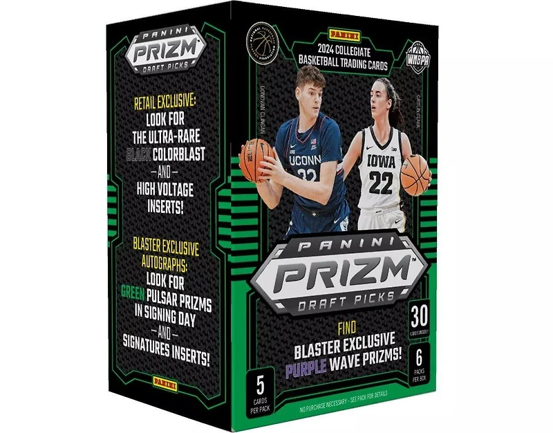 2024-25 Panini Prizm Draft Picks Collegiate NBA Basketball Blaster Box