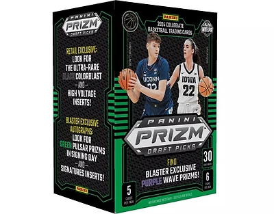2024-25 Panini Prizm Draft Picks Collegiate NBA Basketball Blaster Box
