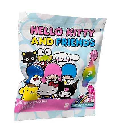 Jazwares Sanrio Hello Kitty and Friends Rainbow Pastel 2-in Blind Plush (Styles May Vary)