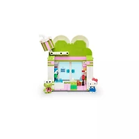 BLDR Sanrio Hello Kitty and Friends Keroppi Mart Building Set with Hello Kitty and Keroppi Minifigures