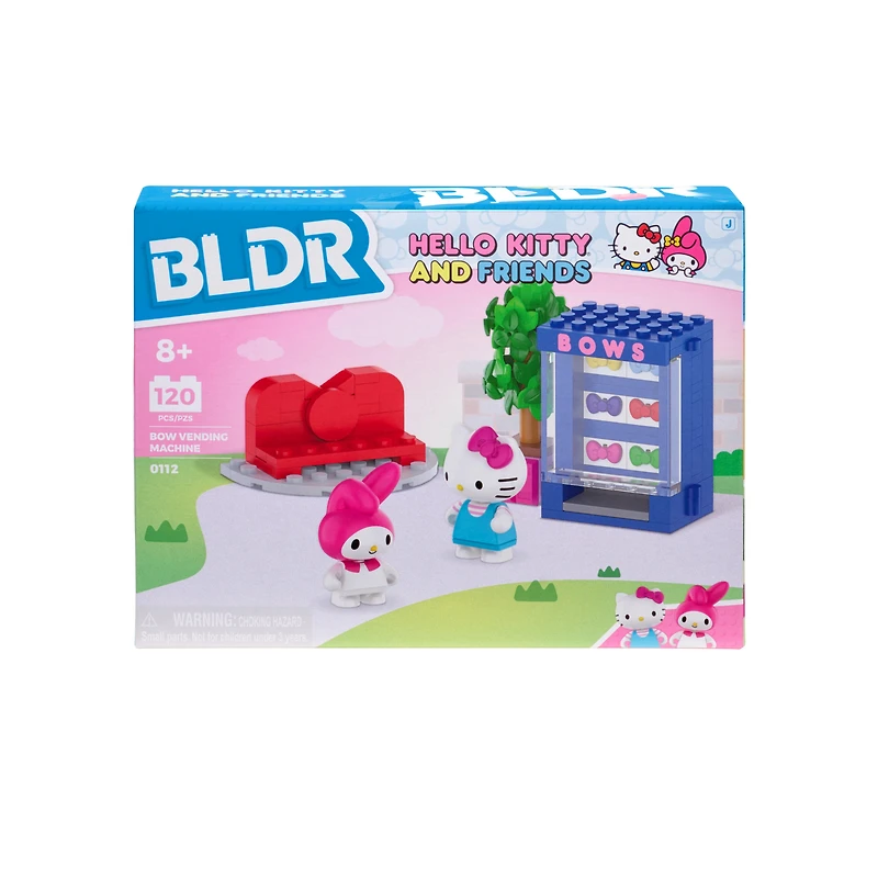 Sanrio Vending Machine Buildable Figure Set with Hello Kitty and My Melody Figures