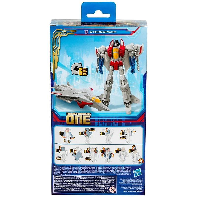 Hasbro Transformers One Mega Changer Starscream Optimus Prime Orion Pax 11-in Action Figure