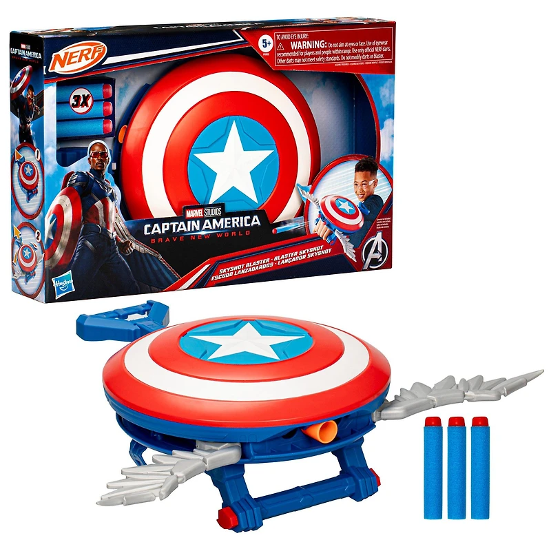 Hasbro NERF x Marvel Captain America: Brave New World Skyshot Blaster