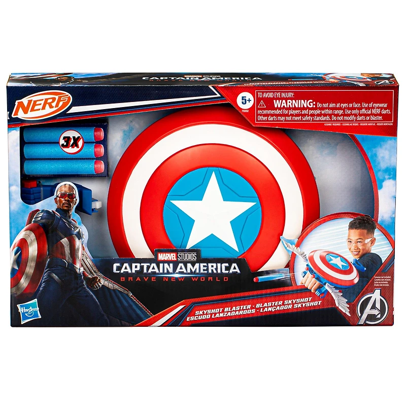 Hasbro NERF x Marvel Captain America: Brave New World Skyshot Blaster