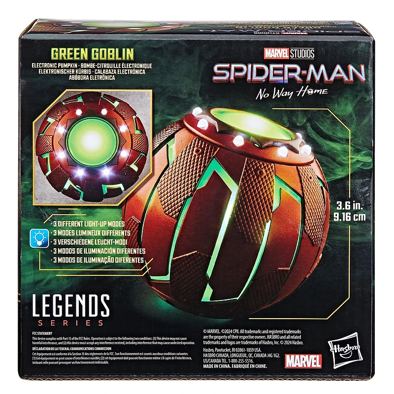 Hasbro Marvel Legends: Spider-Man: No Way Home Legends Series Green Goblin Electronic Pumpkin