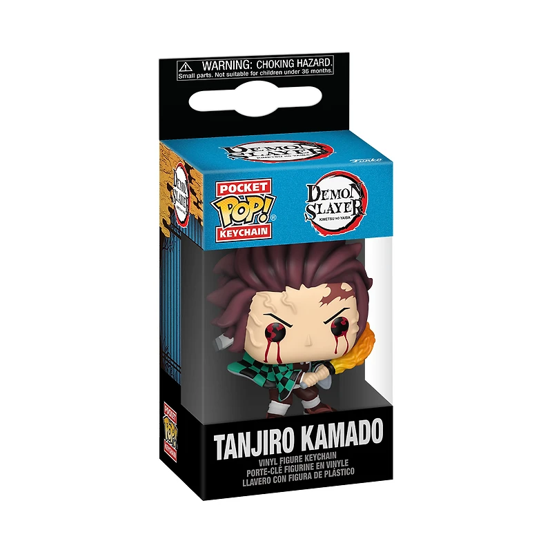 Funko Pocket Pop! Demon Slayer: Kimetsu no Yaiba Tanjiro Kamado (Sun Breathing) 4-in Vinyl Keychain
