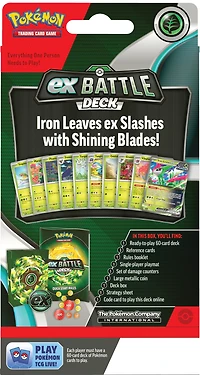 Pokemon Trading Card Game Tapu Koko ex or Iron Leaves ex Battle Deck (Styles May Vary