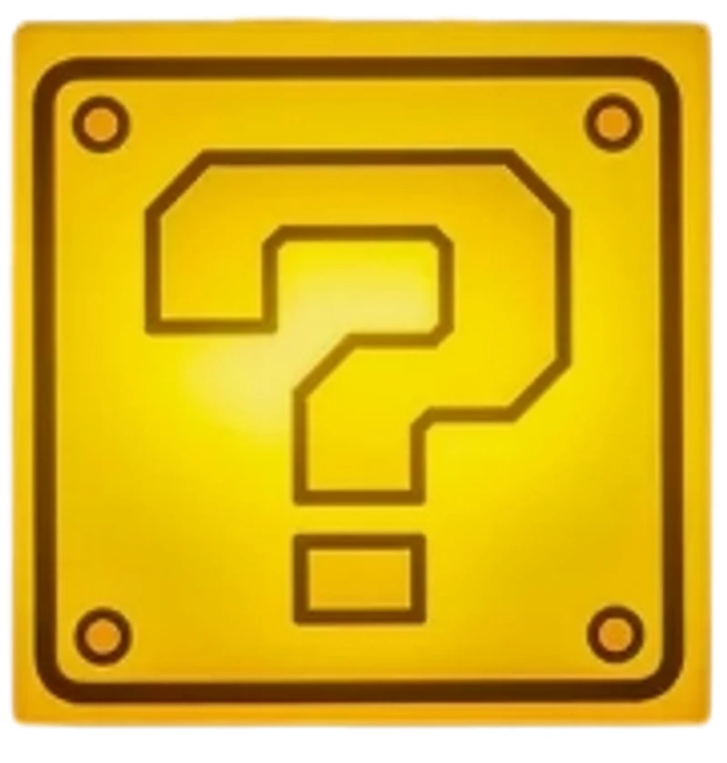 Super Mario Question Block Night Light