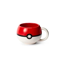 Pokemon Pokeball Molded Ceramic 16 oz Coffee Mug
