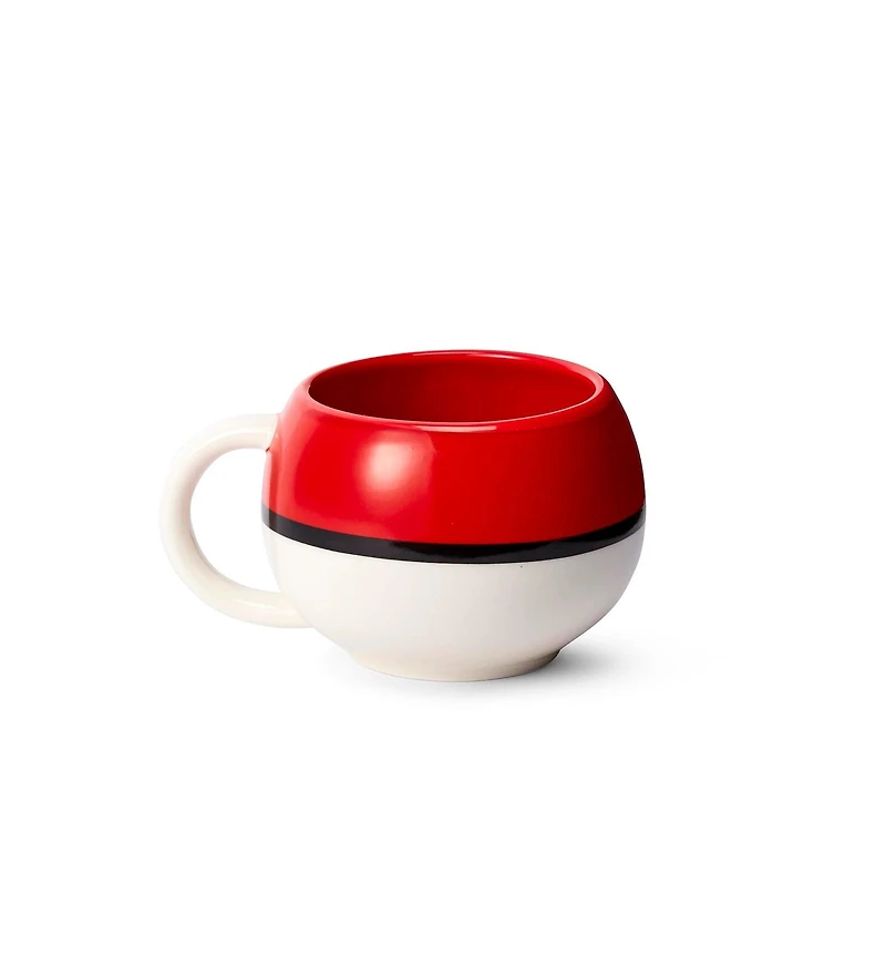 Pokemon Pokeball Molded Ceramic 16 oz Coffee Mug