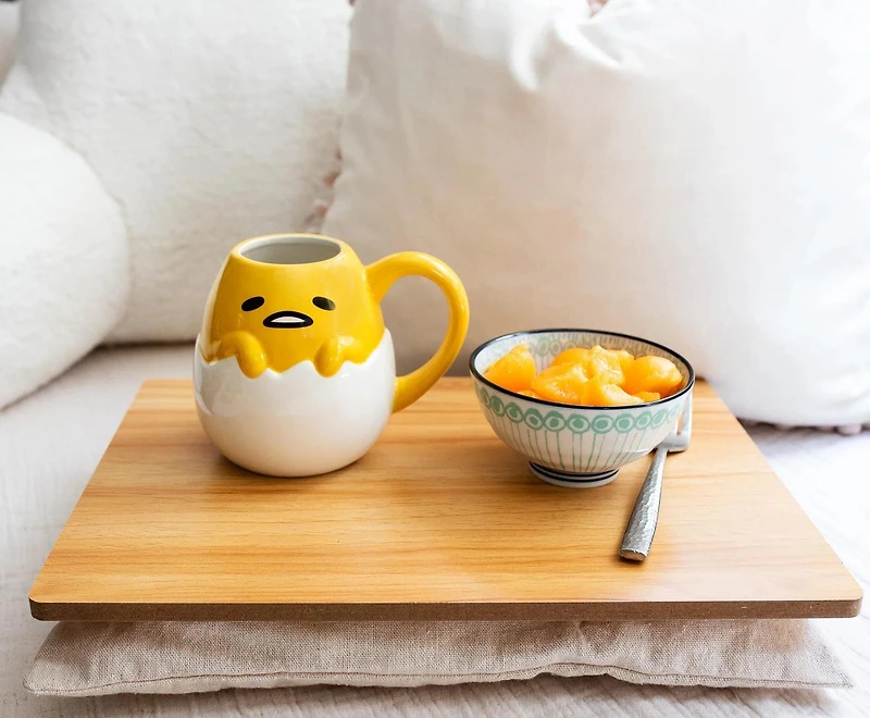 Sanrio Gudetama 20 Ounce Sculpted Ceramic Mug