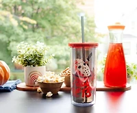 Friday the 13th Knife 20oz Plastic Cold Cup with Lid and Straw