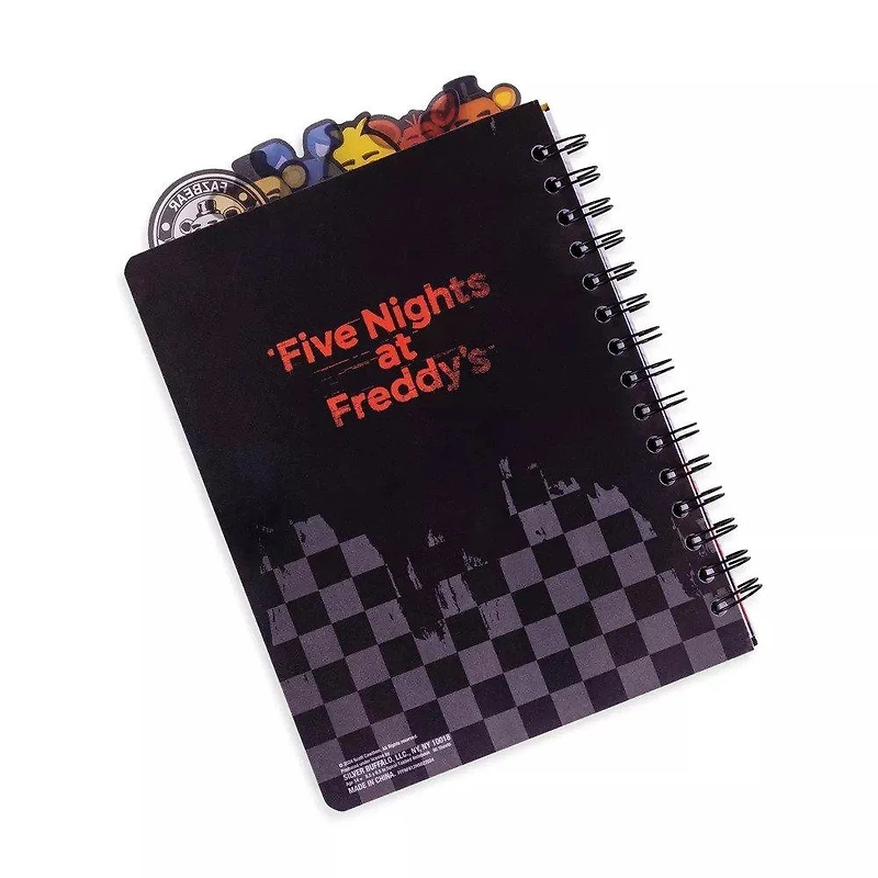 Five Nights At Freddy's Special Delivery Let's Party Grid 6.5 x 8.5 Inch Tabbed Journal