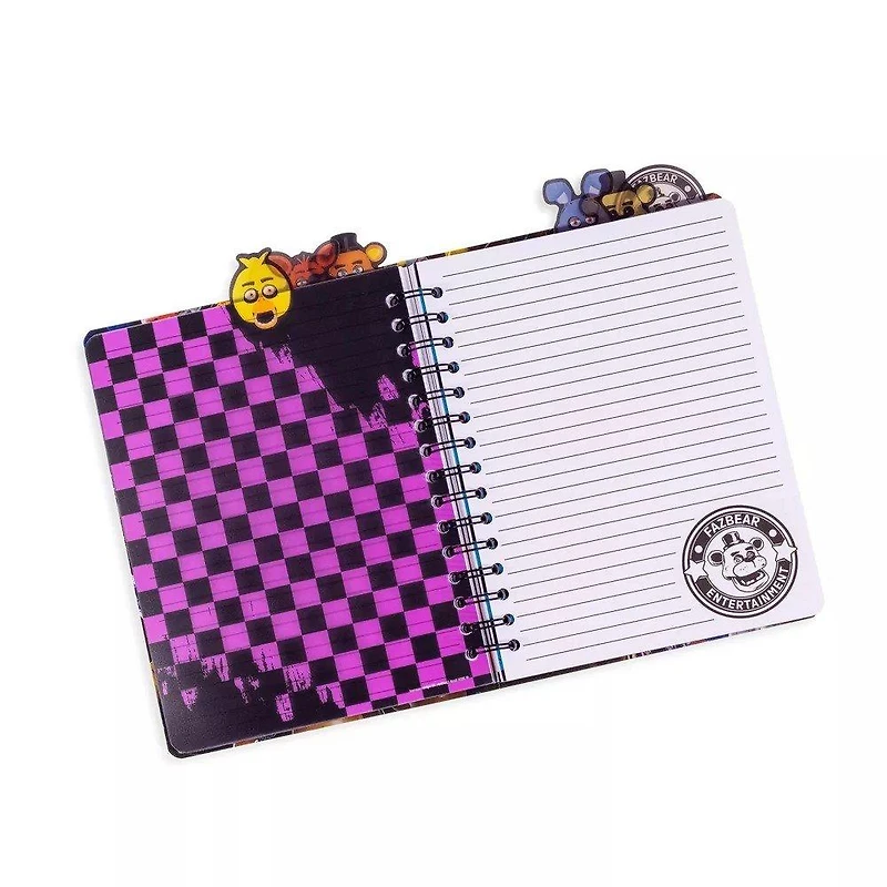 Five Nights At Freddy's Special Delivery Let's Party Grid 6.5 x 8.5 Inch Tabbed Journal