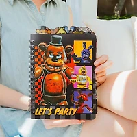Five Nights At Freddy's Special Delivery Let's Party Grid 6.5 x 8.5 Inch Tabbed Journal