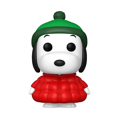 Funko POP! and Buddy: Peanuts Snoopy in Coat (or Chase) 3.85-in Vinyl Figure
