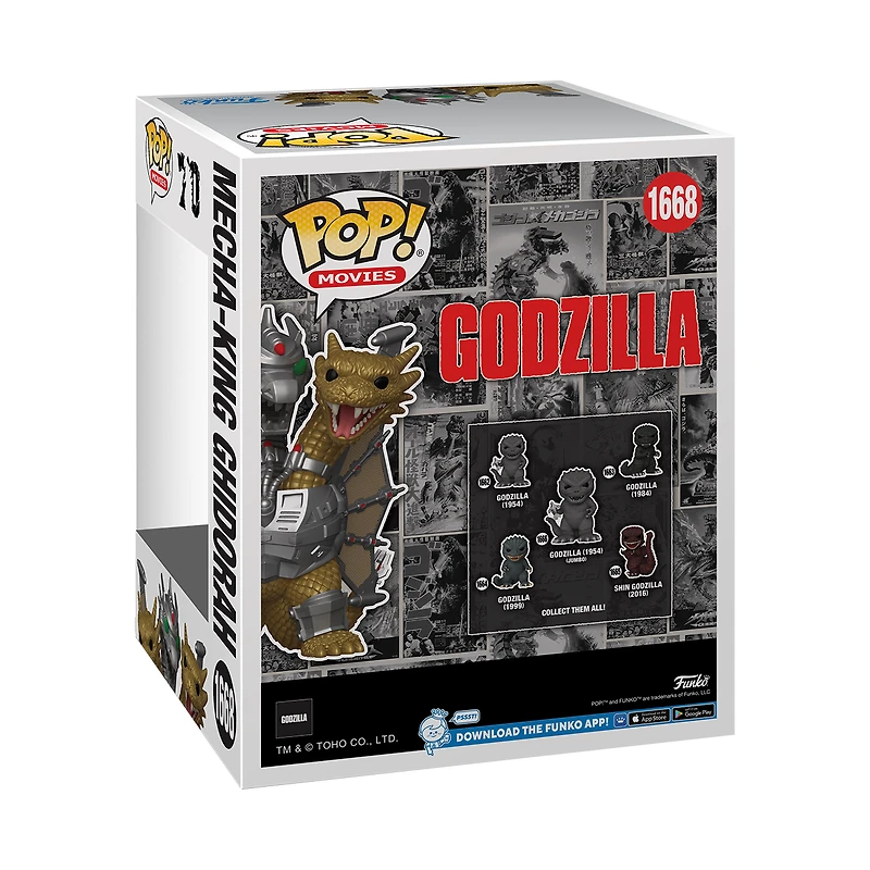 Funko POP! Super: Godzilla Mecha-King Ghidora 6.1-in Vinyl Figure GameStop Exclusive