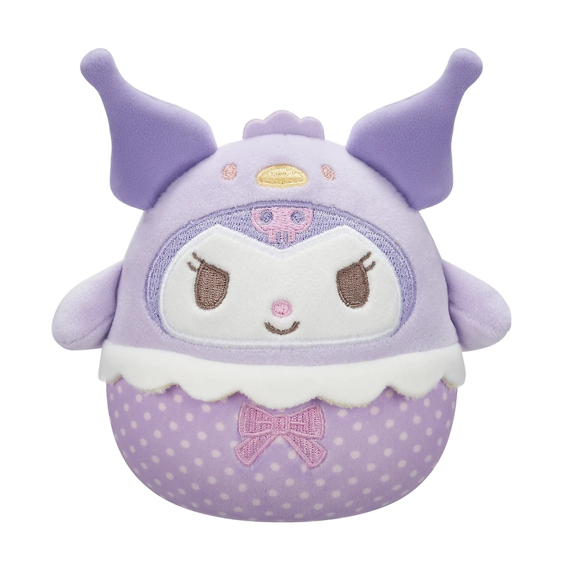 Squishmallows Sanrio Hello Kitty and Friends Kuromi in Easter Chick Costume 8-n Little Plush